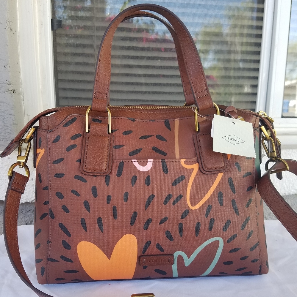 Fossil Valentine Satchel